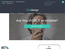 Tablet Screenshot of ck2design-dentallabs.com